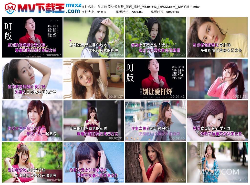 陶大帅-别让爱打烊_国语_流行_ME301813